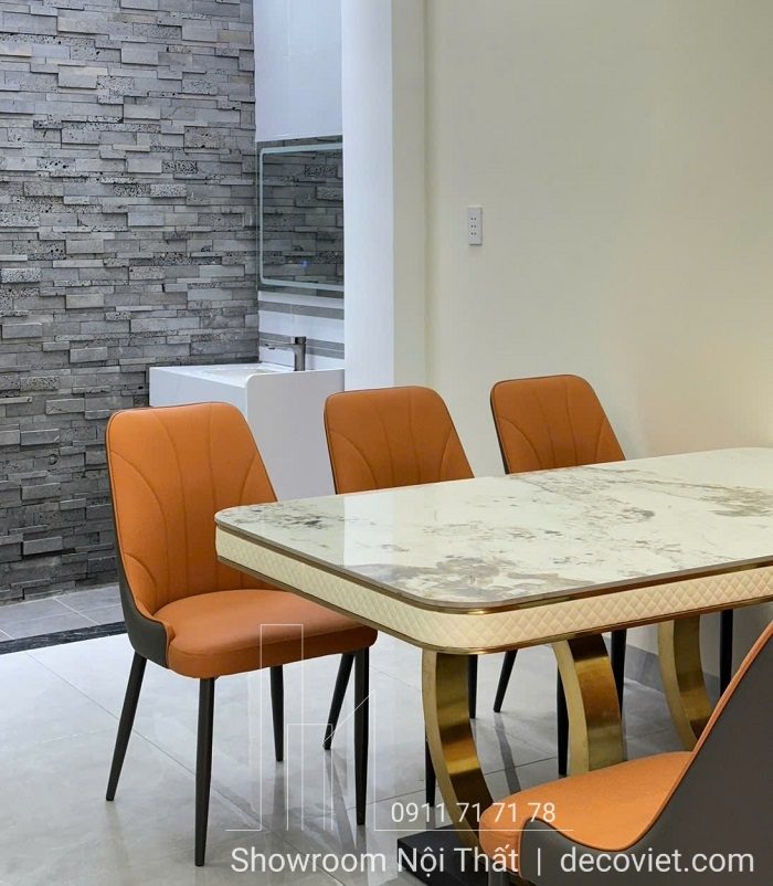 Bàn Ăn Mặt Đá 6 Ghế 2505S