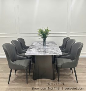 Bàn Ăn Mặt Đá 6 Ghế 2641S
