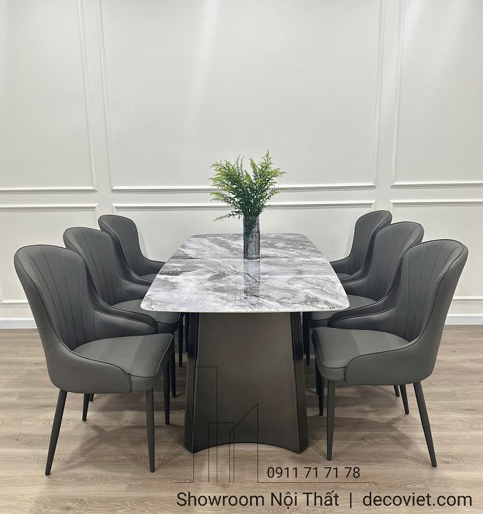 Bàn Ăn Mặt Đá 6 Ghế 2641S