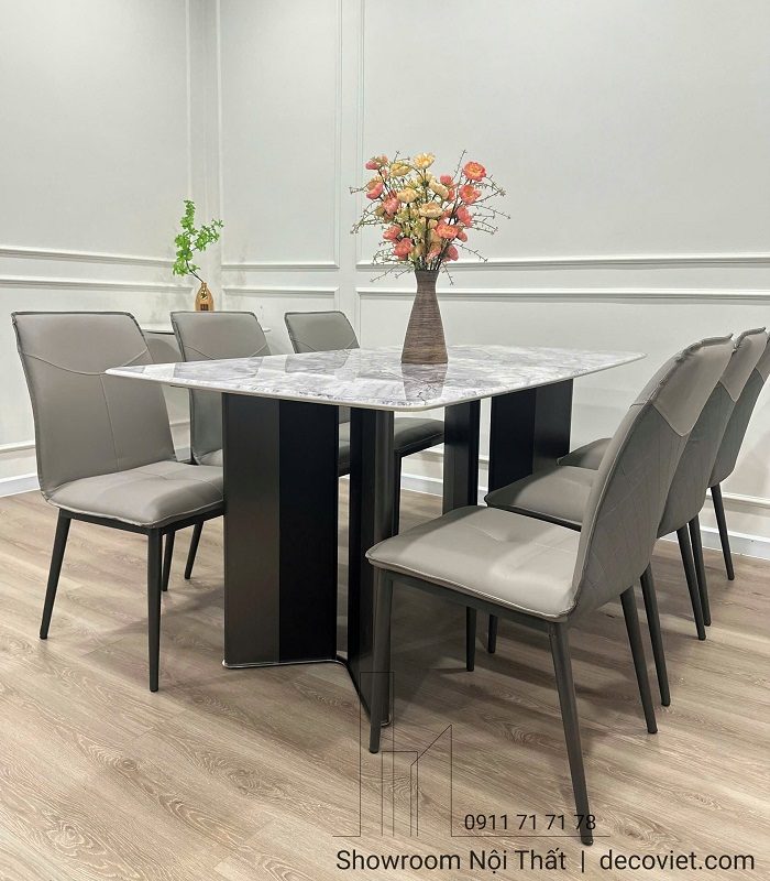 Bàn Ăn Mặt Đá 6 Ghế 2901S