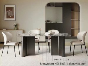 Bàn Ăn Mặt Đá 6 Người 2474S