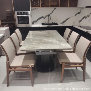 Bàn Ăn Mặt Đá Kéo Dài 3021S