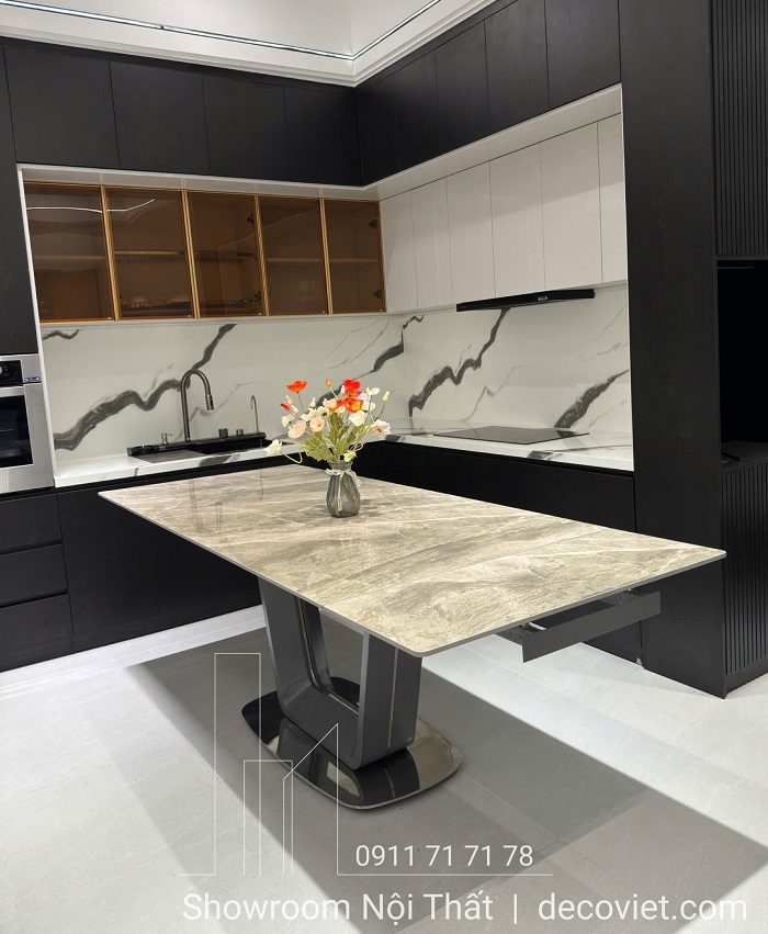 Bàn Ăn Mặt Đá Kéo Dài 3021S