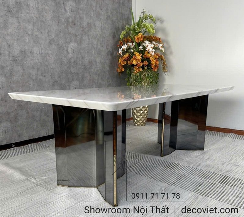 Bàn Ăn Mặt Đá Nhập Khẩu 2m4 2407S
