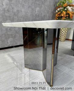 Bàn Ăn Mặt Đá Nhập Khẩu 2m4 2407S
