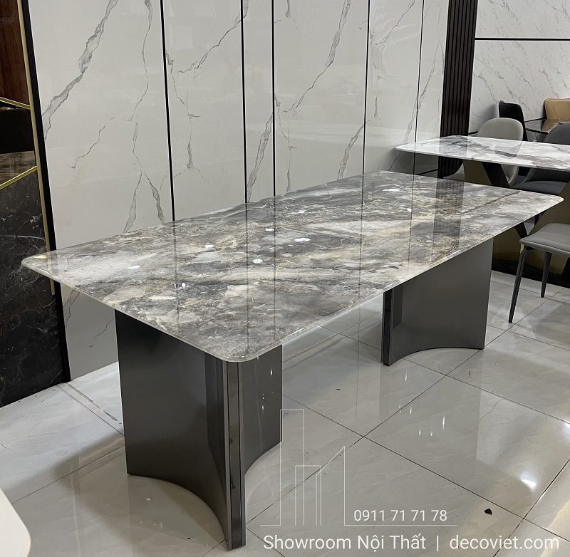 Bàn Ăn Mặt Đá Tự Nhiên 8 Ghế 2774S