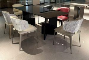 Bàn Ăn Mặt Kính 6 Ghế 3006S