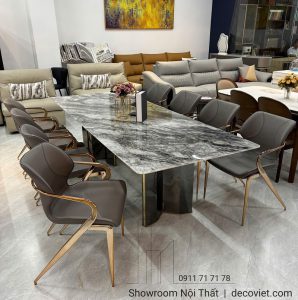 Bàn Ăn Nhập Khẩu 8 Ghế Cao Cấp 2826S
