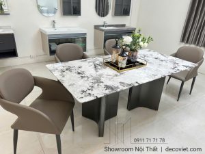 Bàn Ăn Nhập Khẩu Cao Cấp 6 Ghế 2681S