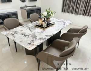 Bàn Ăn Nhập Khẩu Cao Cấp 6 Ghế 2681S