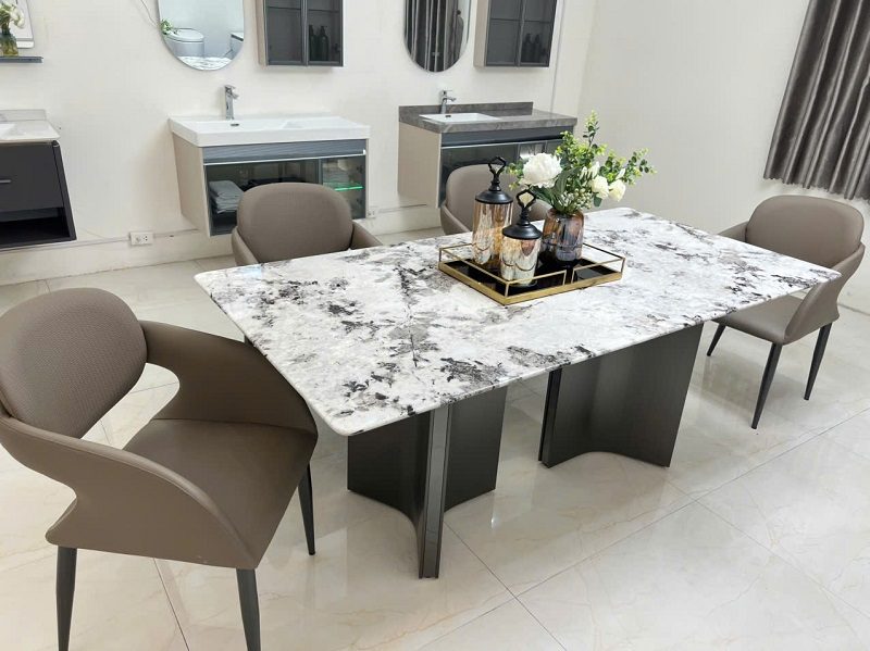 Bàn Ăn Nhập Khẩu Cao Cấp 6 Ghế 2681S
