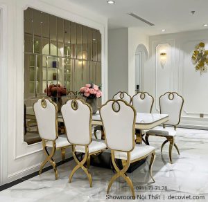 Bàn Ăn Tân Cổ Điển Đẹp 2677S
