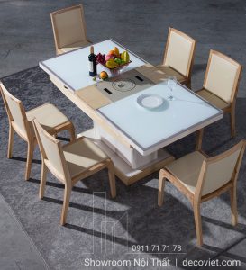 Bàn Ăn Thông Minh Có Bếp Từ 2824S