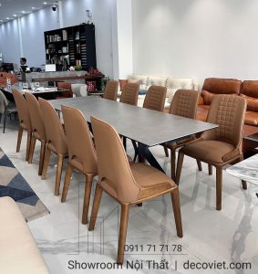 Bàn Ăn Thông Minh Kéo Dài 2m6 10 Ghế 2462S