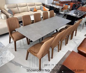 Bàn Ăn Thông Minh Kéo Dài 2m6 10 Ghế 2462S
