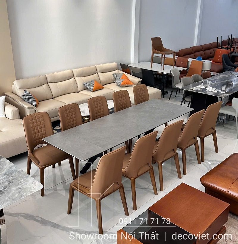 Bàn Ăn Thông Minh Kéo Dài 2m6 10 Ghế 2462S