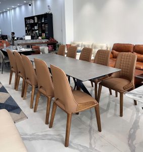 Bàn Ăn Thông Minh Kéo Dài 2m6 10 Ghế 2462S