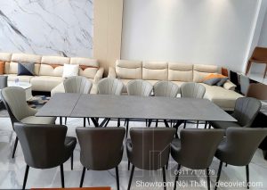 Bàn Ăn Thông Minh Mặt Đá 12 Ghế 2484S