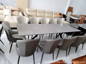 Bàn Ăn Thông Minh Mặt Đá 12 Ghế 2484S