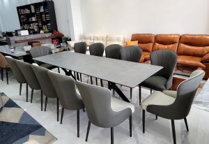 Bàn Ăn Thông Minh Mặt Đá 12 Ghế 2484S