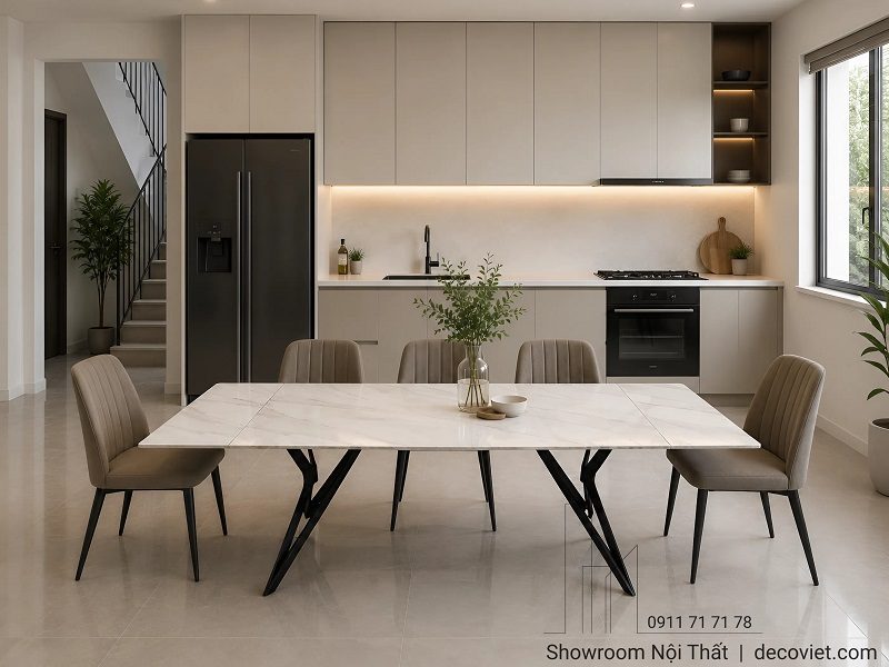 Bàn Ăn Thông Minh Mở Rộng 2m3 2955S