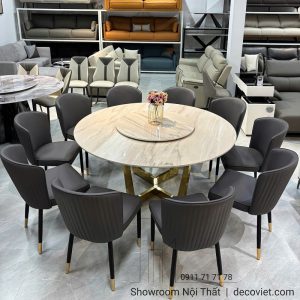 Bàn Ăn Tròn 10 Người Giá Rẻ 2777S