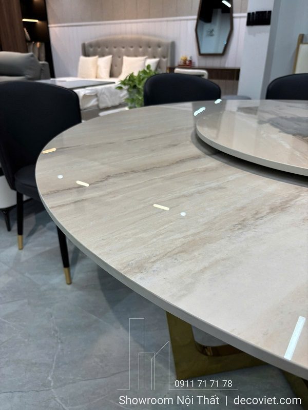 Bàn Ăn Tròn 10 Người Giá Rẻ 2777S