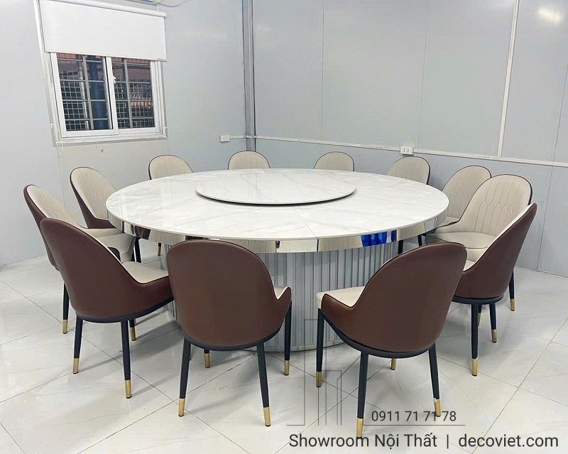 Bàn Ăn Tròn 12 Người Cao Cấp 2675S