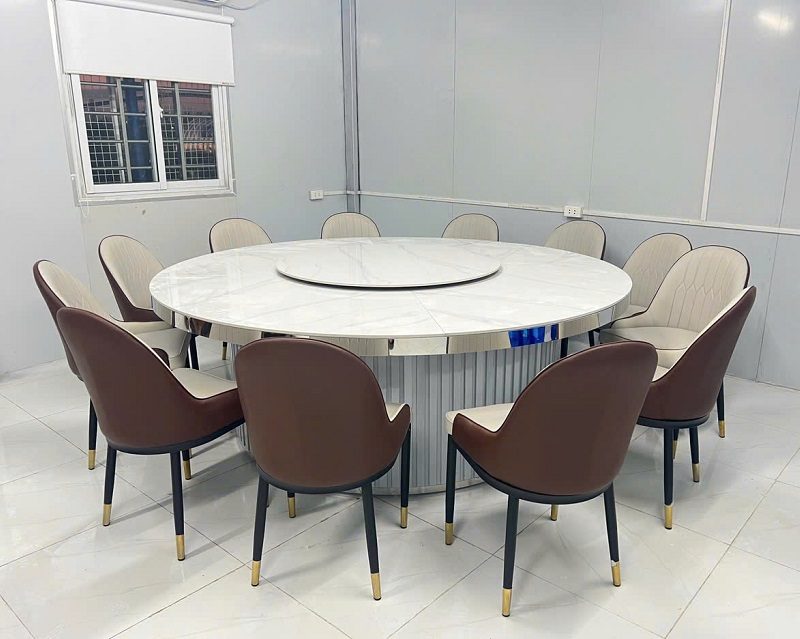 Bàn Ăn Tròn 12 Người Cao Cấp 2675S