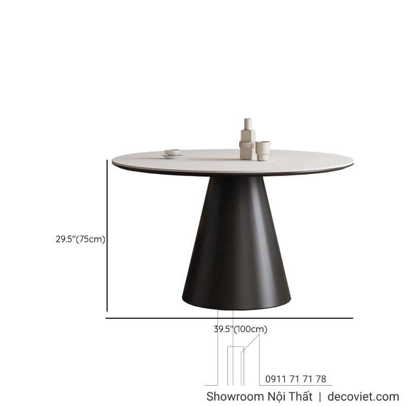 Bàn Ăn Tròn 1m Giá Rẻ 2835S