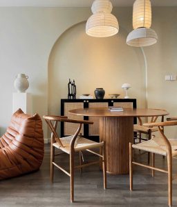 Bàn Ăn Tròn 4 Ghế Đẹp 2413S