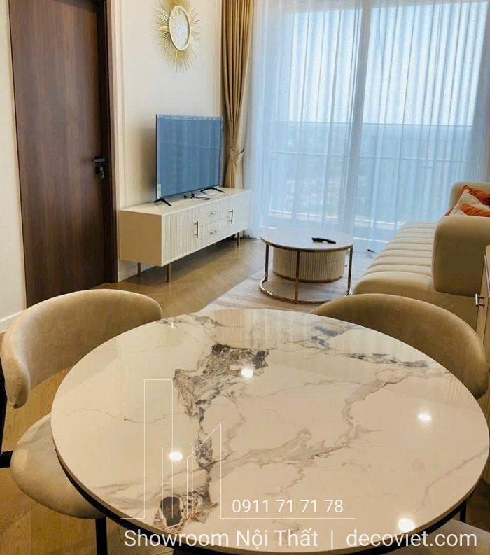 Bàn Ăn Tròn 4 Ghế Nhỏ 2467S
