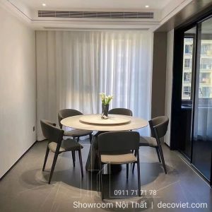 Bàn Ăn Tròn 6 Ghế Hiện Đại 2451S