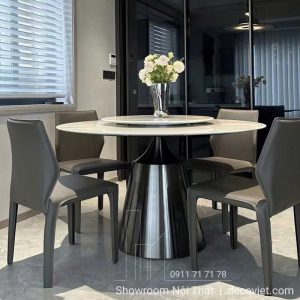 Bàn Ăn Tròn 6 Ghế Hiện Đại 2451S
