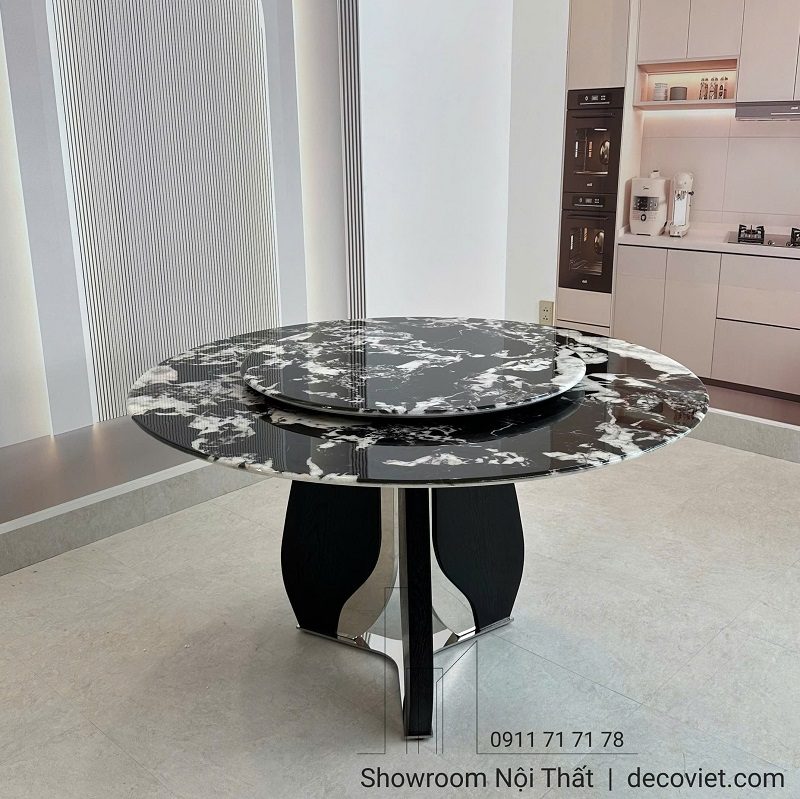 Bàn Ăn Tròn 6 Ghế Hiện Đại 2808S