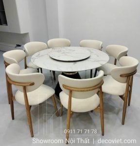 Bàn Ăn Tròn 8 Ghế 2495S