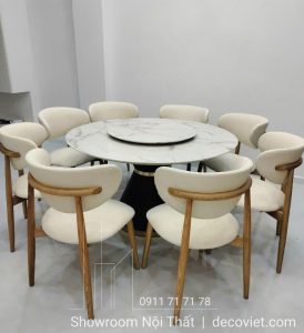 Bàn Ăn Tròn 8 Ghế 2495S
