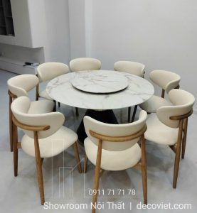 Bàn Ăn Tròn 8 Ghế 2495S