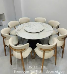 Bàn Ăn Tròn 8 Ghế 2495S