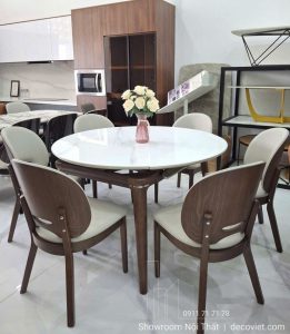 Bàn Ăn Tròn Gấp Gọn Thông Minh 2879S