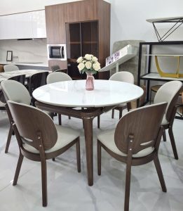 Bàn Ăn Tròn Gấp Gọn Thông Minh 2879S