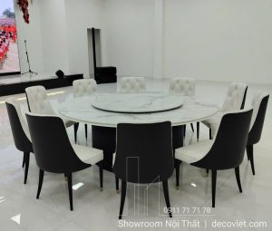 Bàn Ăn Tròn Mặt Đá 10 Người 2748S