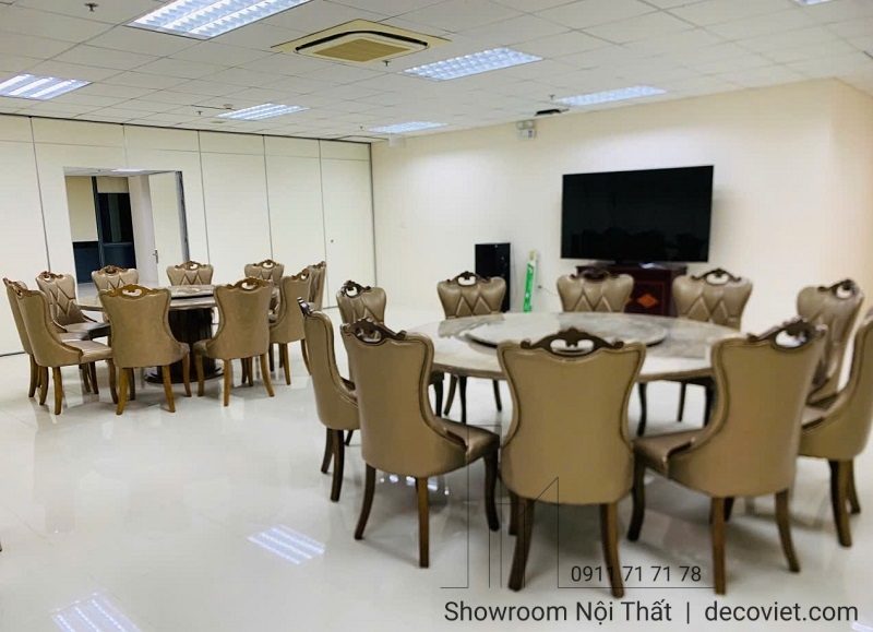 Bàn Ăn Tròn Nhà Hàng 10 Ghế 2414S