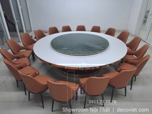 Bàn Ăn Tròn Nhà Hàng 18 Người 2508S