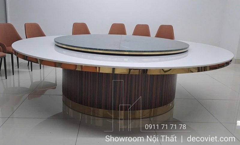 Bàn Ăn Tròn Nhà Hàng 18 Người 2508S