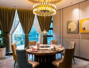 Bàn Ăn Tròn Nhà Hàng 6 Ghế 2759S