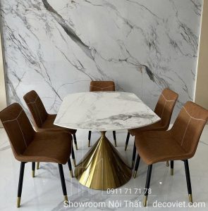 Bàn Ăn Xoay Tròn Thành Chữ Nhật 2665S