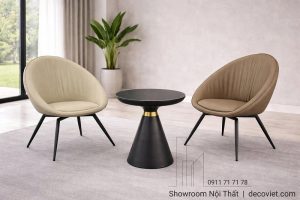 Bàn Cafe Tròn Mặt Đá 146T