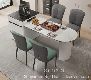 Bàn Đảo Bếp Kết Hợp Bàn Ăn Thông Minh 2384S
