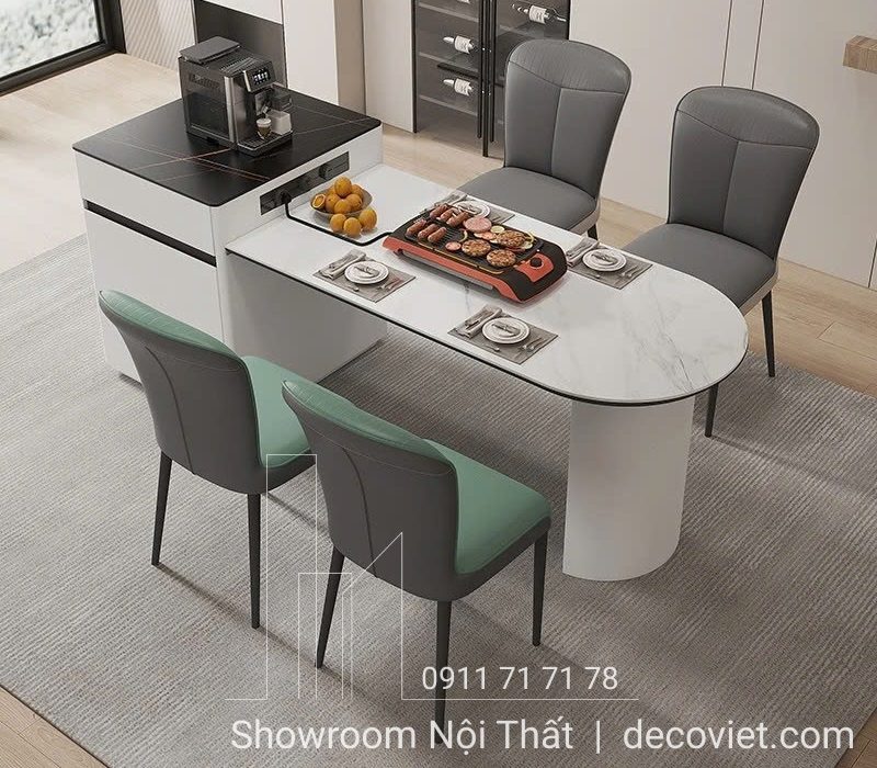 Bàn Đảo Bếp Kết Hợp Bàn Ăn Thông Minh 2384S